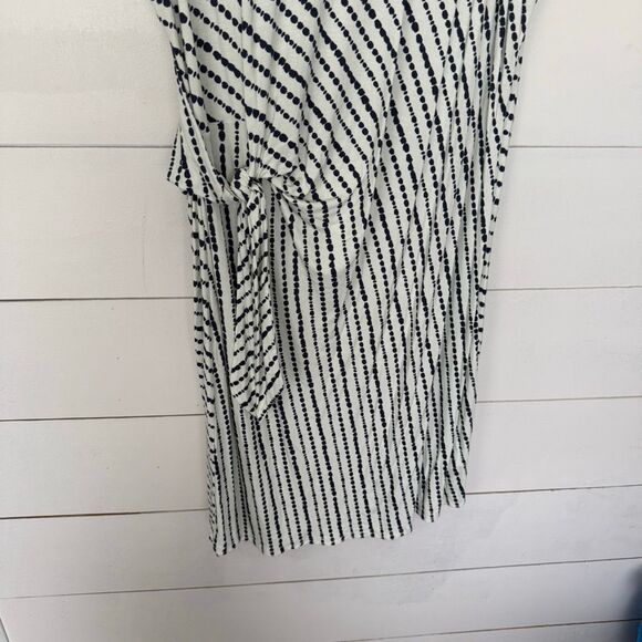 Harper 241 Women’s 3X White Patterned Stretchy Dress Plus Size - Picture 3 of 8